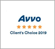 Avvo | 5 Star | Client's Choice 2019