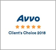 Avvo | 5 Star | Client's Choice 2018