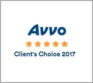 Avvo | 5 Star | Client's Choice 2017
