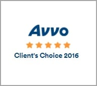 Avvo | 5 Star | Client's Choice 2016
