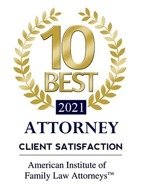 10 Best | 2021 | Attorney Client Satisfaction | American Institute of Family Law Attorneys